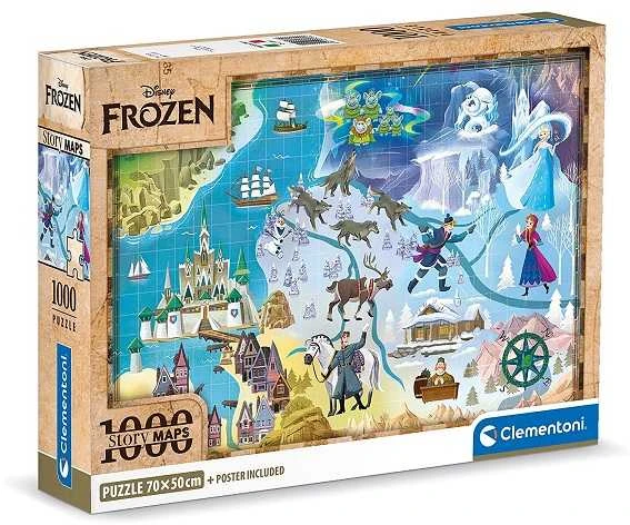 Clementoni Dėlionė 1000 vnt. - Disney Frozen