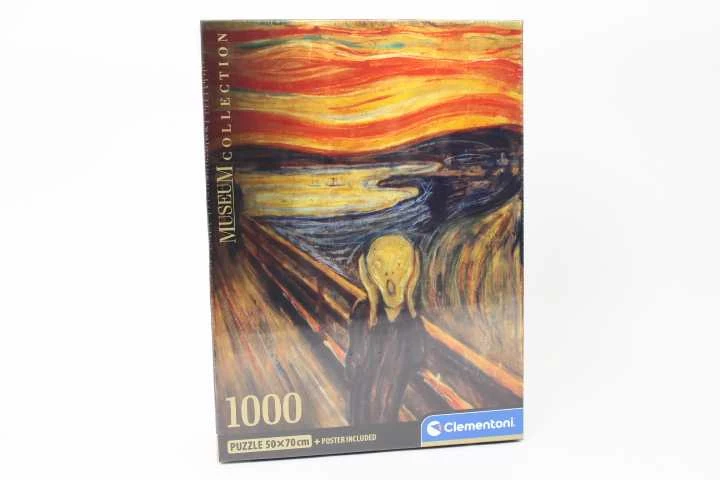 Clementoni Dėlionė 1000 vnt. - Edvard Munch: Klyksmas