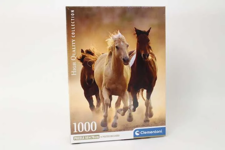 Clementoni Dėlionė 1000 vnt. - Arkliai