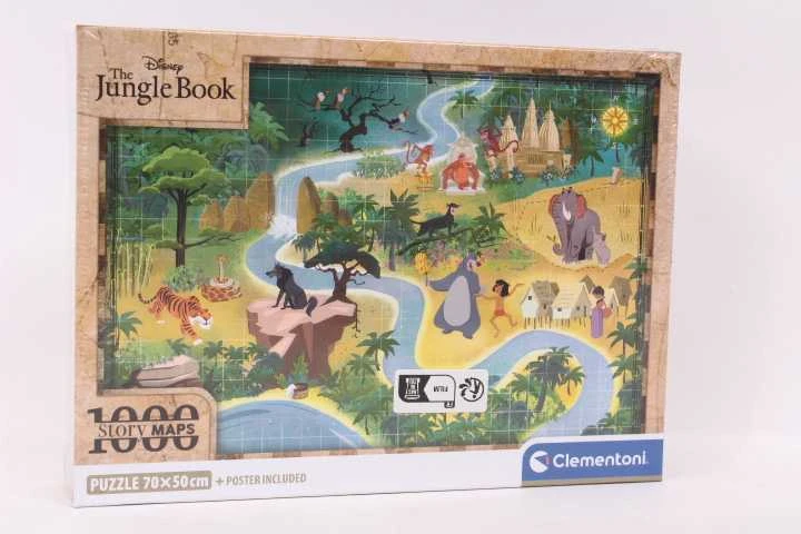 Clementoni Dėlionė 1000 vnt. - Disney džiunglių knyga