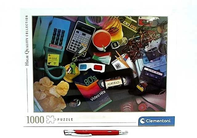 Clementoni Dėlionė 1000 vnt. - 80-ųjų nostalgija