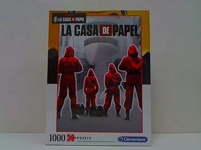 Clementoni Dėlionė 1000 vnt. - „Netflix La Casa de Papel“: Popieriaus namai