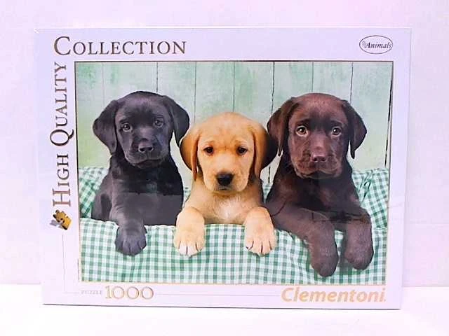Clementoni Dėlionė 1000 vnt. - Mieli labradorai