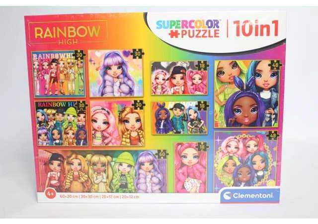 Dėlionė Clementoni Puzzle 10 in 1 Rainbow High 20273