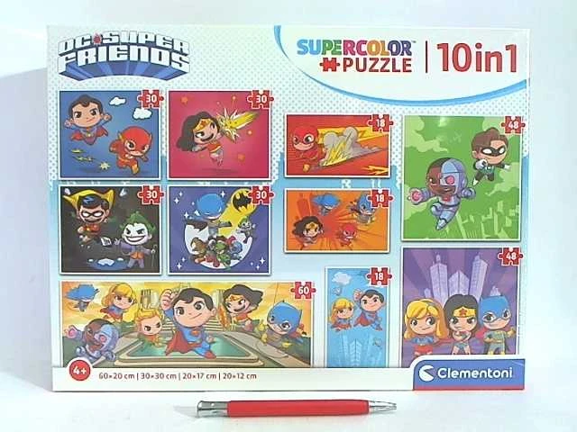 Clementoni Supercolor dėlionė 10in1 "Dc Comics" 18+30+48+60 pcs
