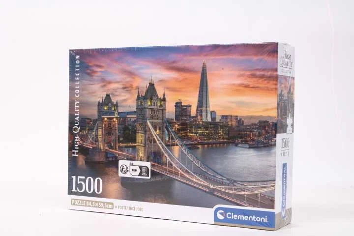 Clementoni Dėlionė 1500 vnt. - Londono sutemos