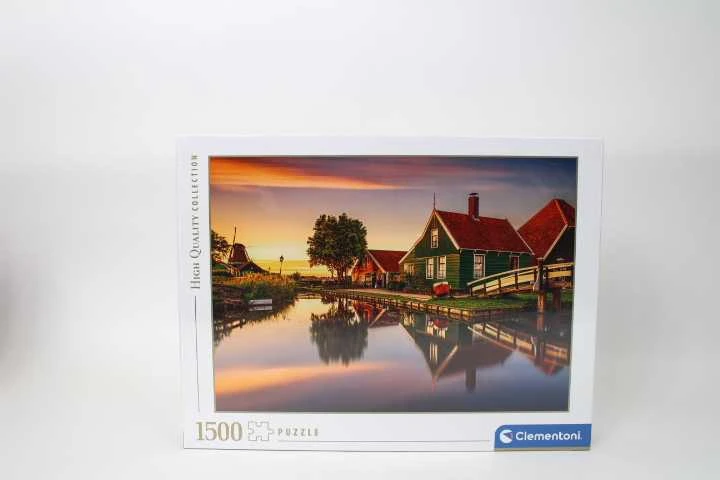 Clementoni Dėlionė 1500 vnt. - Zaanse Schans, Nyderlandai
