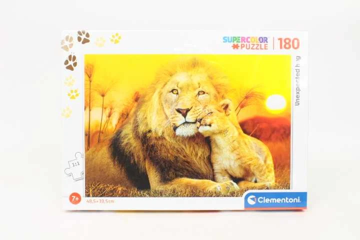 Clementoni Dėlionė 180 vnt. - Mieli liūtai