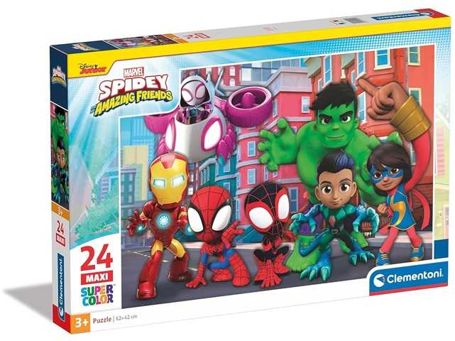 Clementoni Dėlionė 24 vnt. - Spidey ir jo nuostabūs draugai aprašymas - Prekės nuotrauka