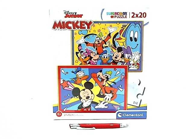 Clementoni Dėlionė 2x20 vnt. - Peliukas Mikis