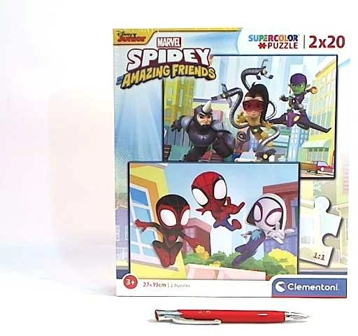 Clementoni Dėlionė 2x20 vnt. - Spidey ir bičiuliai