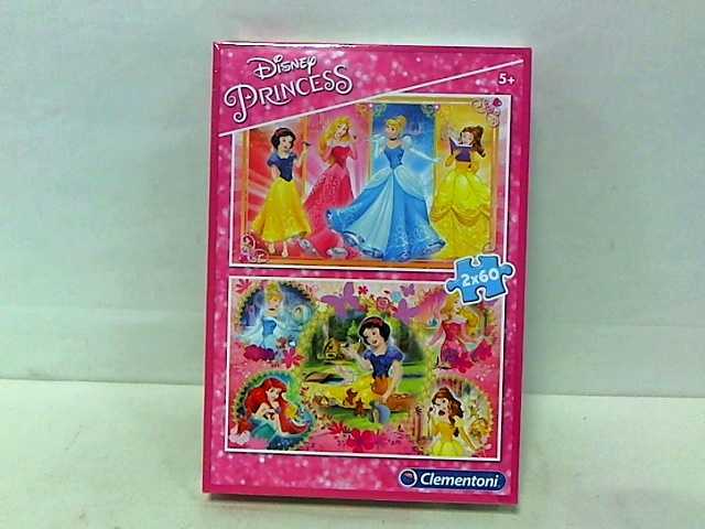 Clementoni Dėlionė 2x60 vnt. - Princesės