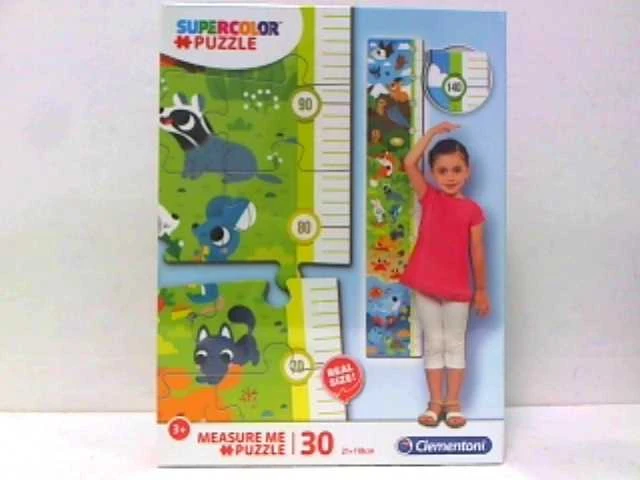 Clementoni supercolor dėlionė - ūgio matuoklis "Cutie Animals 30pcs