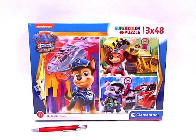 Clementoni Dėlionė 3x48 vnt. - Šunyčiai patruliai (PAW Patrol)