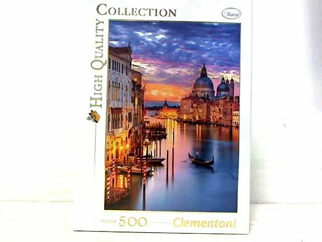 CLEMENTONI dėlionė HQC apšviesta Venecija 500 vnt,, 35056