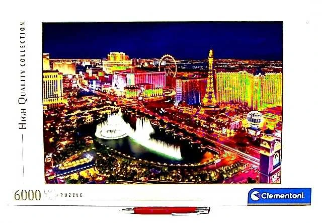 Clementoni Dėlionė 6000 vnt. - Las Vegas