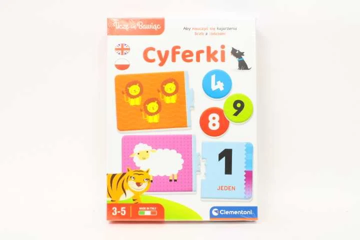 Edukacinis žaidimas Skaičiai Lenkų kalba Clementoni 50767