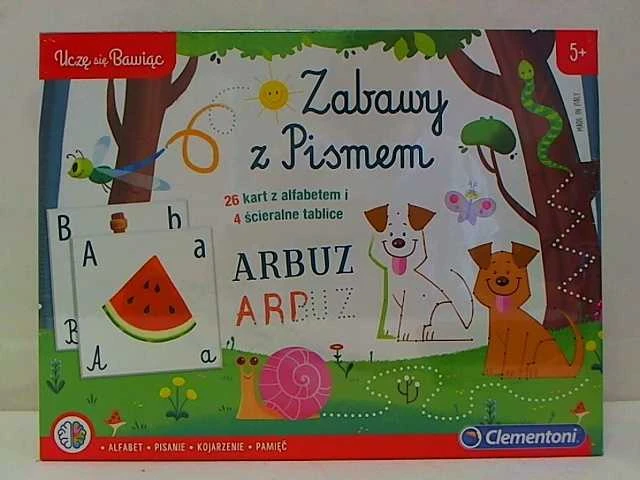 Clementoni Aš mokausi žaisdamas – Žaidžiu su raidėmis