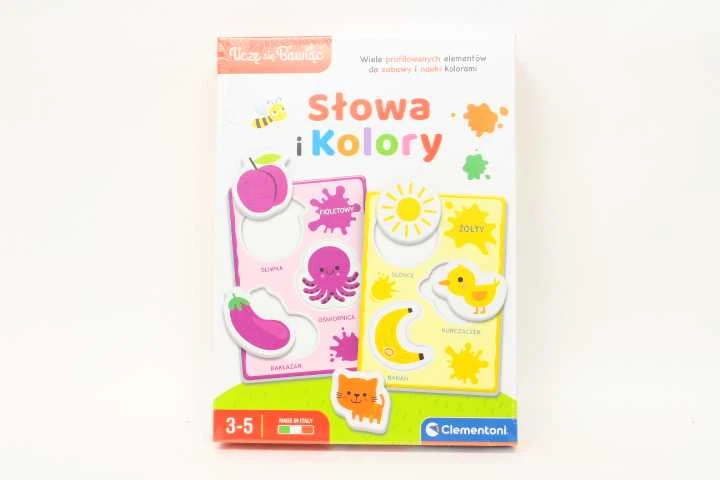 Mokomasis žaidimas Žodžiai ir spalvos CLEMENTONI 50760 CLM