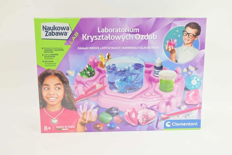Eksperimentų rinkinys Clementoni Kristalų laboratorija