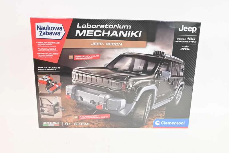 „Clementoni Scientific Fun“ – mechanikos laboratorija: „Jeep Recon“