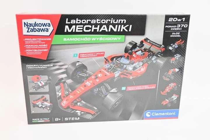Clementoni mokslinė pramoga – mechanikos laboratorija: lenktyninis automobilis