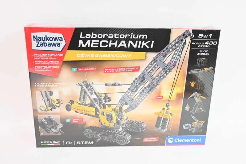 Clementoni mokslinė pramoga – mechanikos laboratorija: kranas
