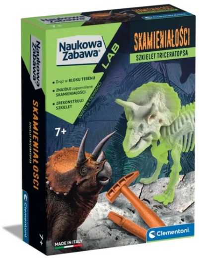 Clementoni Zabawki Clementoni ZEST KREAT TRICERA FOSSILS CLM 50860 PUD