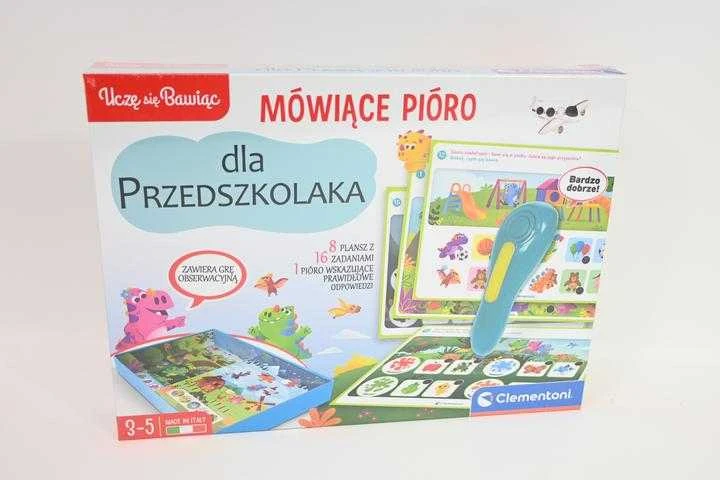 Mówiące Kalbantis rašiklis 500 klausimų ikimokyklinio amžiaus vaikams lenkų kalba Clementonixa050390
