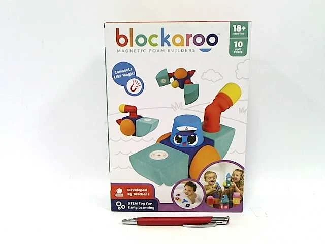 Clics toys MAGNETINIAI BLOKAI CLICS BLOCKAROO 301003 BULKIKLIAI - PUTOLOŠIAI BLOKAI ŽAIDIMUI VANDENYJE - 10 ELEMENTŲ