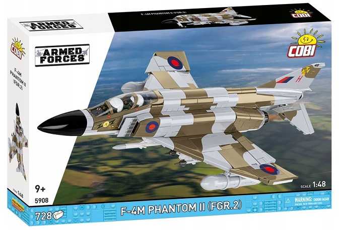 Cobi Klocki F-4m Phantom II blokuoja 728 blokus