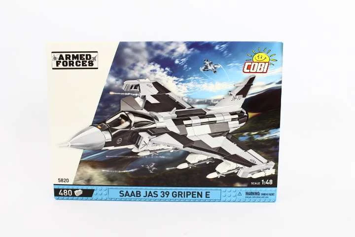 Cobi Konstruktorius karinis lėktuvas Saab Jas 39 Gripen E, 480 detalių