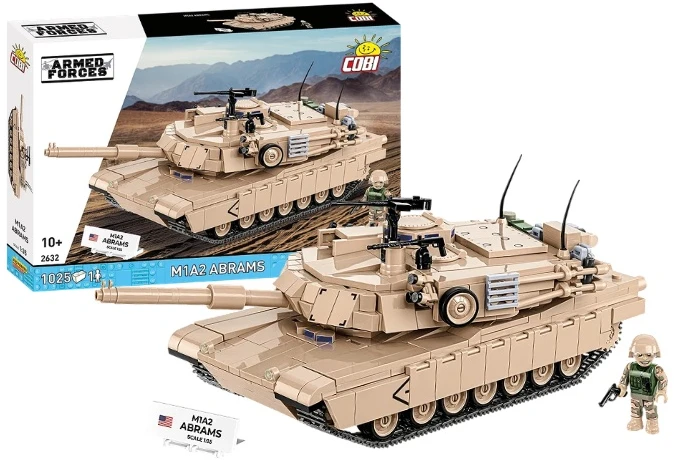 Cobi Klocki M1A2 Abrams 1025 blokai