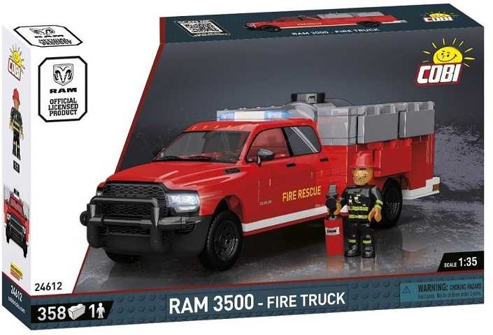 COBI-24612 RAM 3500 FIRE TRUCK 358 CLASS blokeliai.