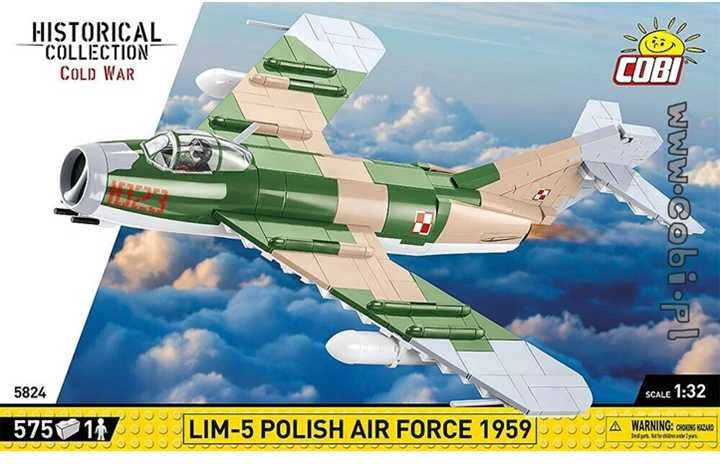 Cobi Lėktuvo modelis Lim-5 su lenkų pilotu