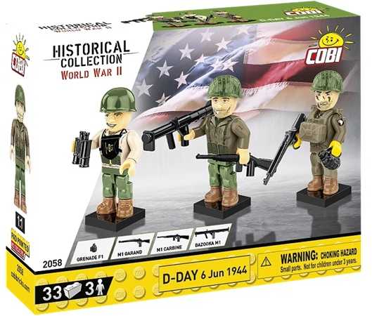 COBI HC WWII D-DAY 6 JUN 1944 33kl/3fig 2058