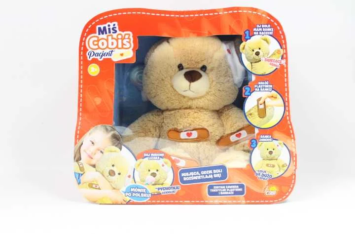 BOO-BOO BEAR Interaktyvus meškiukas - Pacientas (lietuvių kalba)