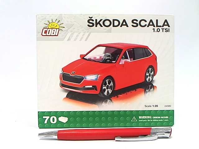 Statybiniai žaidimai - Skoda Scala 1.0 TSI - 70 vnt 1/35 Cobi
