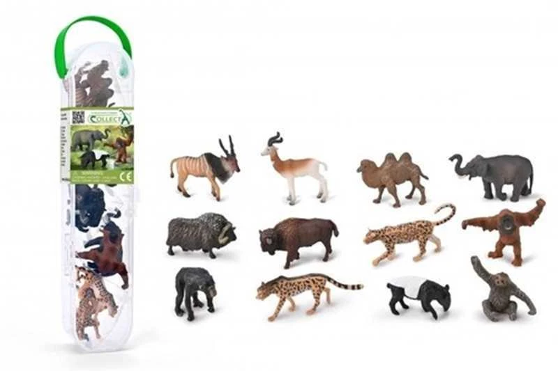 COLLECTA Laukinių gyvūnų rinkinys Mini 12vnt., A1212