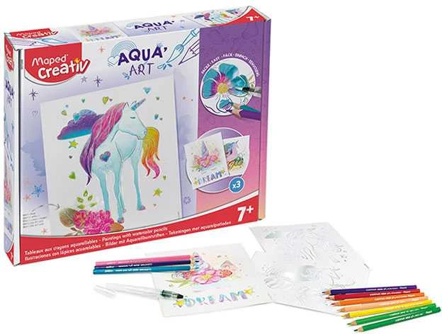 Kūrybinis rinkinys Maped Creativ Aqua Art Unicorns