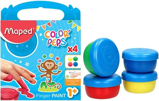 Maped Dažai piešimui pirštais ColorPeps My First, 3 m.+