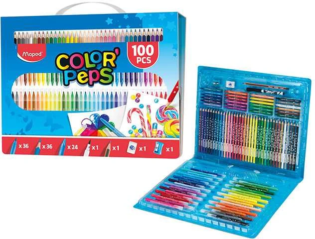 Maped Piešimo reikmenų rinkinys ColorPeps 100vnt.