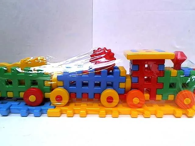 Czako „Tupiko Building Blocks“ linksmas traukinys (25777)