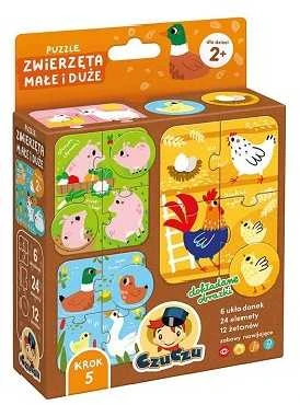 CzuCzu dėlionės Maži ir dideli gyvūnai 94164