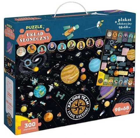 Dėlionė Czuczu Explorers galvosūkis - Saulės sistema 300 dalių