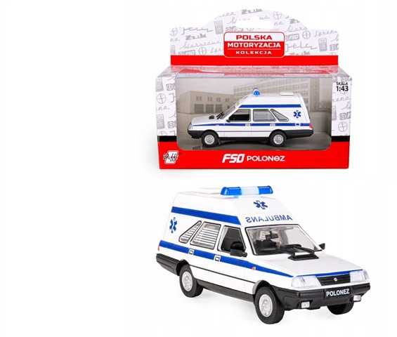 Daffi Carm Modeliukas 1:43 Polonez Cargo Ambulance