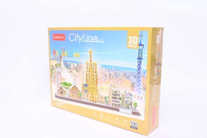 CUBICFUN 3D dėlionė „Barselona“
