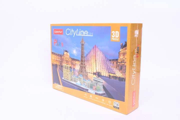 CUBICFUN 3D dėlionė „Paryžius“