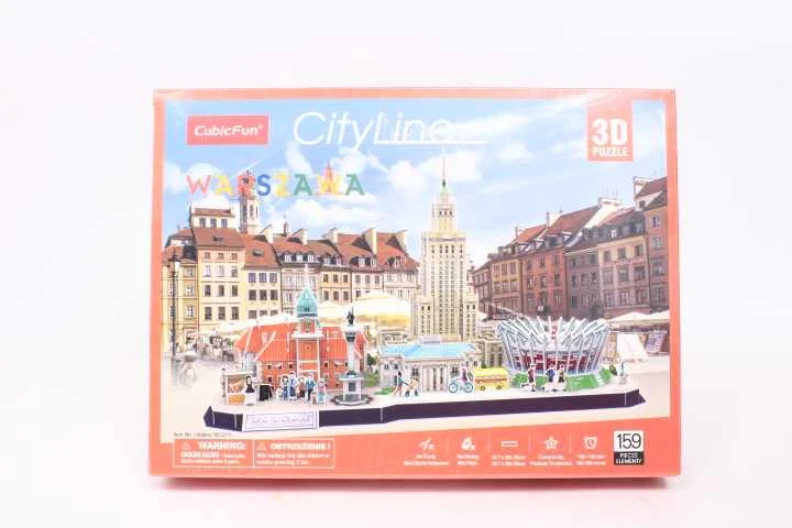 CubicFun 3D dėlionė Varšuva Cubic Fun, 306-20271, 126 d.