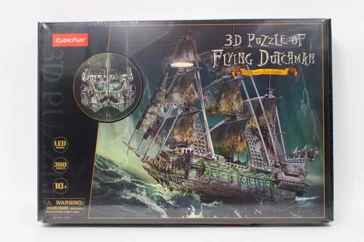 CUBICFUN 3D dėlionė su LED „Skrajojantis olandas“